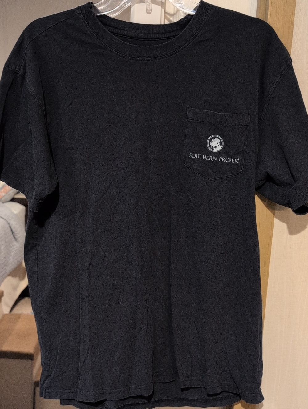 Southern Proper Navy Short-Sleeve Pocket Tee